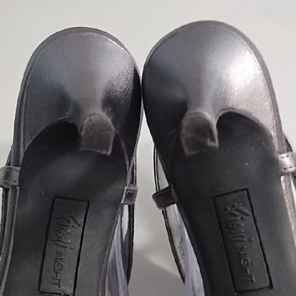 Silver Sequined Strappy Kitten Heel Sandals - Picture 6 of 12